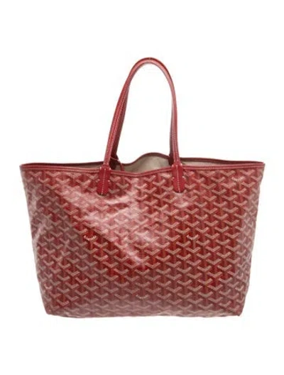 Pre-owned Goyard Ine St.louis Pm In Red