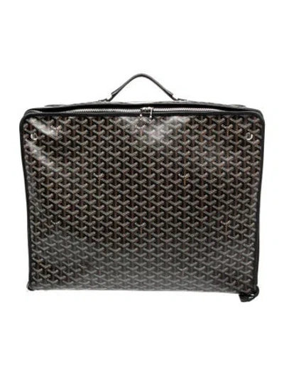 Pre-owned Goyard Ine Trolley Large In Black