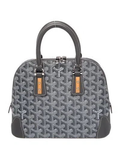Pre-owned Goyard Ine Vendome Mini In Gray