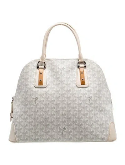 Pre-owned Goyard Ine Vendome Pm In White