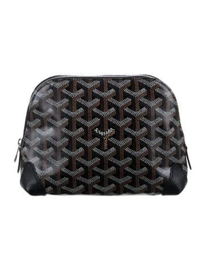 Pre-owned Goyard Ine Vendôme Toiletry Pouch In Black