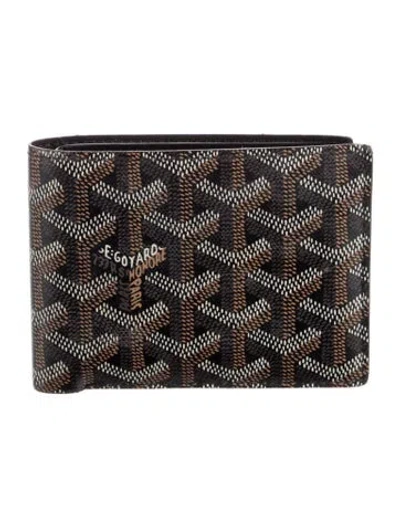 Pre-owned Goyard Ine Victoire Ine Bifold Wallet In Black