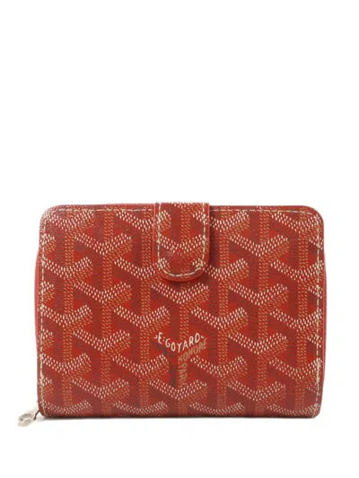 Pre-owned Goyard Ine Wallet In Red
