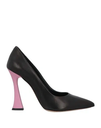 G.p. Per Noy Bologna G. P. Per Noy Bologna Woman Pumps Black Size 10 Leather