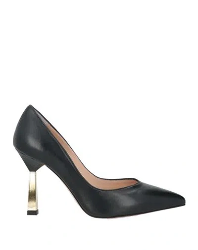 G.p. Per Noy Bologna G. P. Per Noy Bologna Woman Pumps Black Size 6 Leather