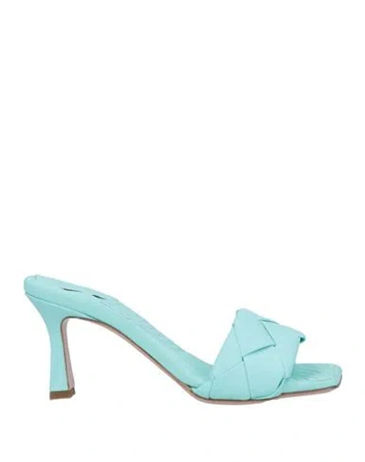 G.p. Per Noy Bologna G. P. Per Noy Bologna Woman Sandals Emerald Green Size 8 Leather