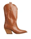 Gp Woman Boot Tan Size 8 Leather