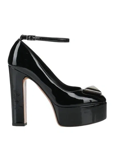 Gp Woman Pumps Black Size 6 Leather