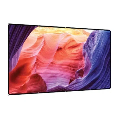 Gpx 130 Indoor Projector Screens In White