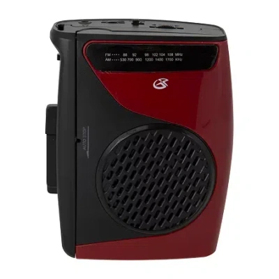 Gpx Am/fm Radio With Portable Cassette Player In Black