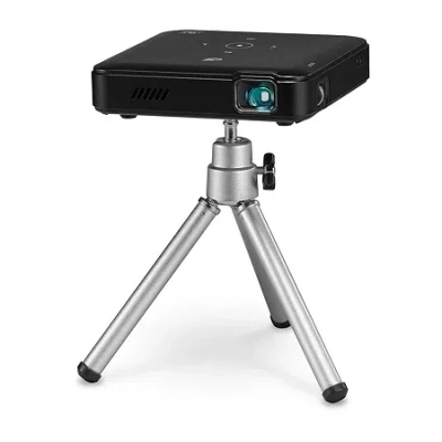 Gpx Rechargeable Battry With Projectors In Black