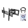Gpx Tilt/swivel Articulating 70" Max Tv Wall Mount In Black