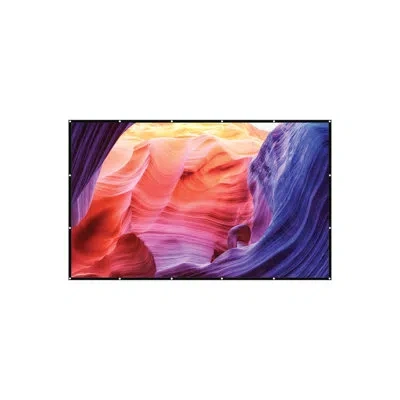 Gpx White 66.14" X 113.4" Manual Ceiling Mounted Projector Screen