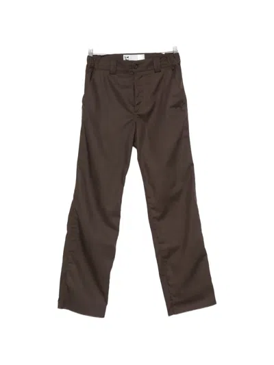 Gr10k 10000 Replicated Straight-leg Trousers In Brown