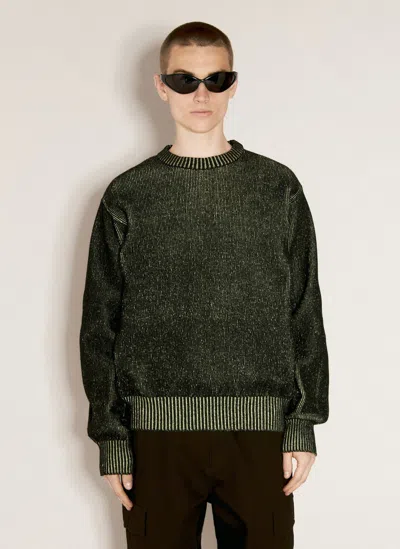 Gr10k Aimless Compact Knit Jumper In Green
