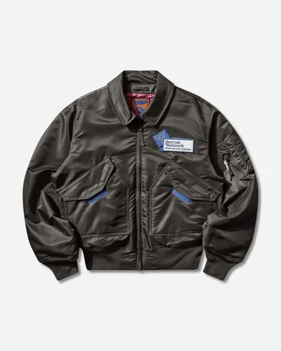 Gr10k Alpha Industries Cwu-45 Bomber Jacket Rep In Gray