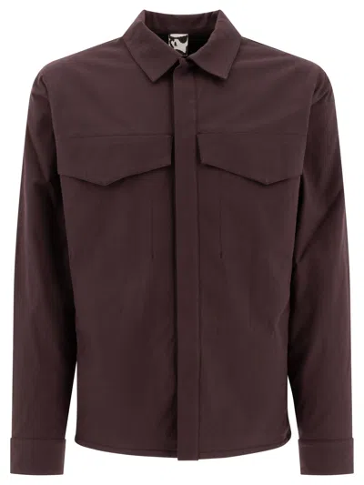 Gr10k Alpha Jackets Bordeaux In Red