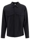 Gr10k Flap-pocket Snap-button Shirt In Gray