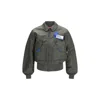 Gr10k Flight Nylon Bomber Jacket In Green