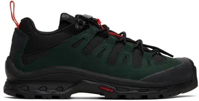 Gr10k Black & Green Salomon Edition Quest Low 2 Sneakers In Black/ponderosa Pine