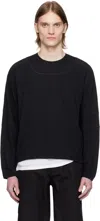 Gr10k Black Light Interlock Long Sleeve T-shirt In Black