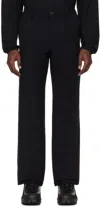 Gr10k Black Military Trousers In Black