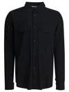Gr10k Black Polyamide Blend Shirt In Black
