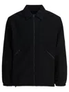 Gr10k Black Polyester Jacket In Black