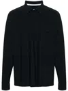 Gr10k Taped Bonded Polo Shirt In Black