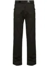 GR10K BROWN LOW NOISE COTTON TROUSERS