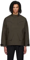 Gr10k Brown Sncf Jacket In Soil Brown