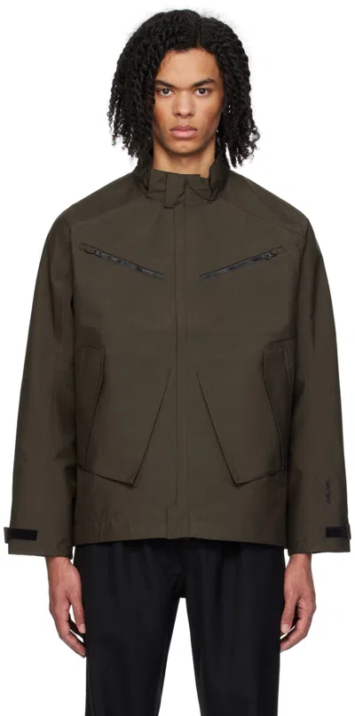 Gr10k Brown Sncf Jacket In Soil Brown