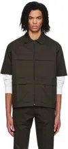 Gr10k Brown Solid Shirt In Soil Brown