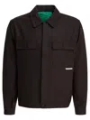Gr10k Brown Wool Blend Jacket In Brown