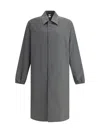Gr10k Mono Dust Trench In Grey