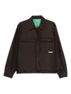 Gr10k Collared Jacket In Brown