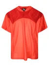 Gr10k Football T-shirt In Red