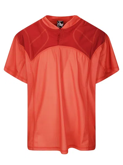 Gr10k Combat Football T-shirt In Orange