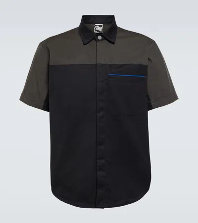 Gr10k Solid Short Sleeve Shirt In Black