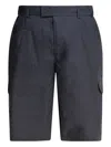 Gr10k Cargo Shorts With Back And Side Pockets In Gray