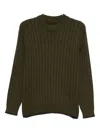 Gr10k Crew-neck Sweater In Green