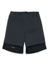 Gr10k Double Layer Shorts In Grey