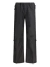 Gr10k Field Zip Pants In Waxed Cotton In Gray