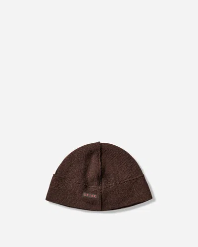 Gr10k Felted Hat Dark In Brown