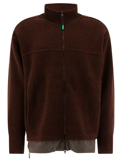 Gr10k Felted Knit Jackets In Brown