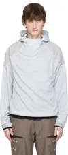 Gr10k Gray Combact Hoodie In Pale Grey