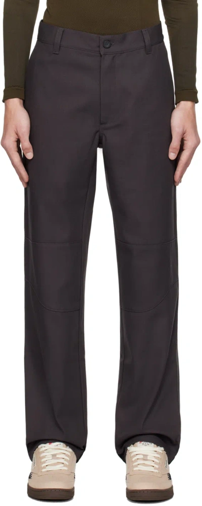 Gr10k Gray Mud Stop Trousers In Convoy Grey