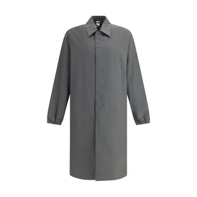 GR10K GR10K GRAY POLYAMIDE MEN'S COAT