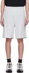 Gr10k Render Ultrasound Elasticated-waistband Shorts In Pale Grey