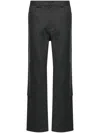 GR10K GREY REPLICATED COTTON TROUSERS